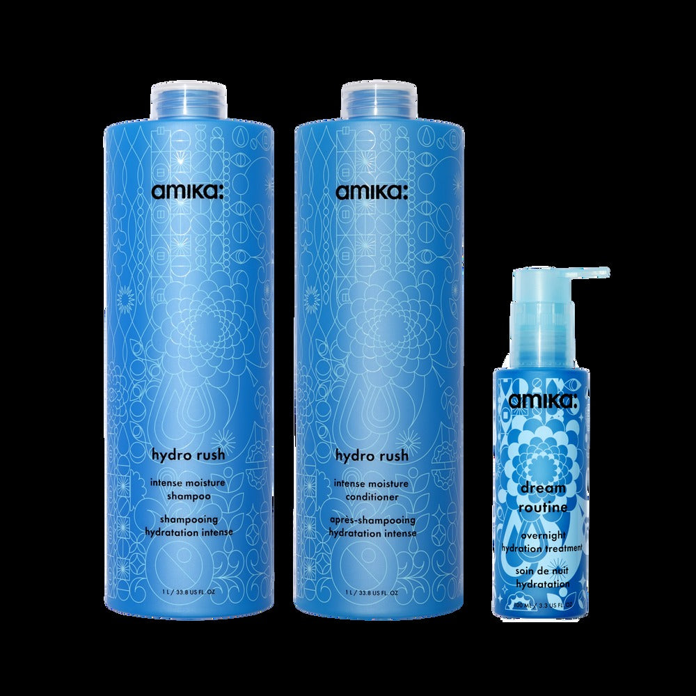 dream routine | overnight hydrating hair mask