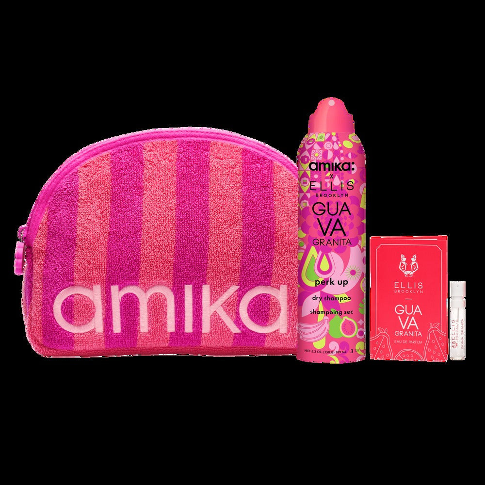 amika x Ellis Brooklyn | limited-edition perkÂ up GUAVA GRANITA dry shampoo