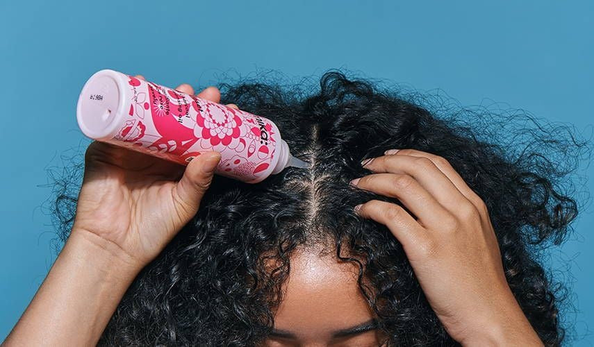 detox set | reset clarifying gel shampoo, cooling gel conditioner + pink charcoal scalp cleansing oil