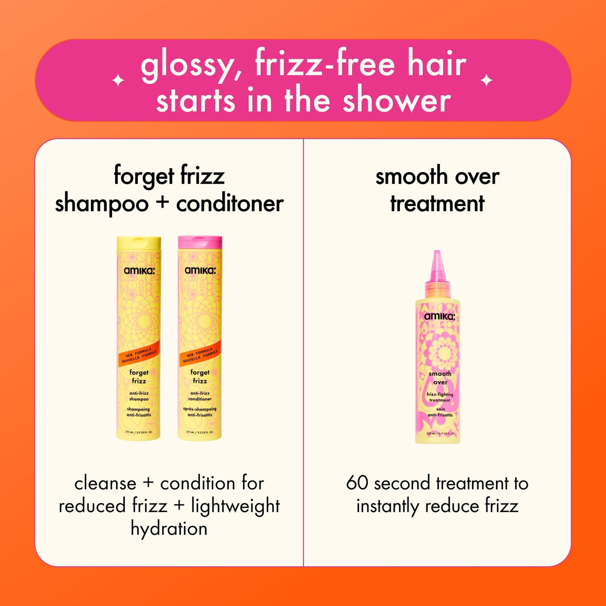 forget frizz | anti-frizz shampoo