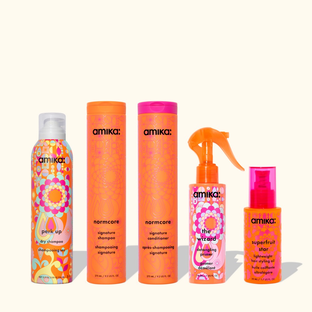 superfruit star | lightweight hair styling + heat defense oil