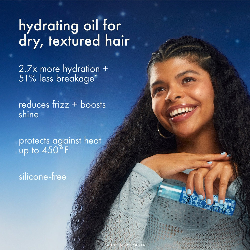 water sign | hydrating hair oil for dry hair